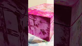 Decopauge Jewellry/accessories Box MDF #diycrafts #mdf #decopage #handmadecraft #jewellry #decor