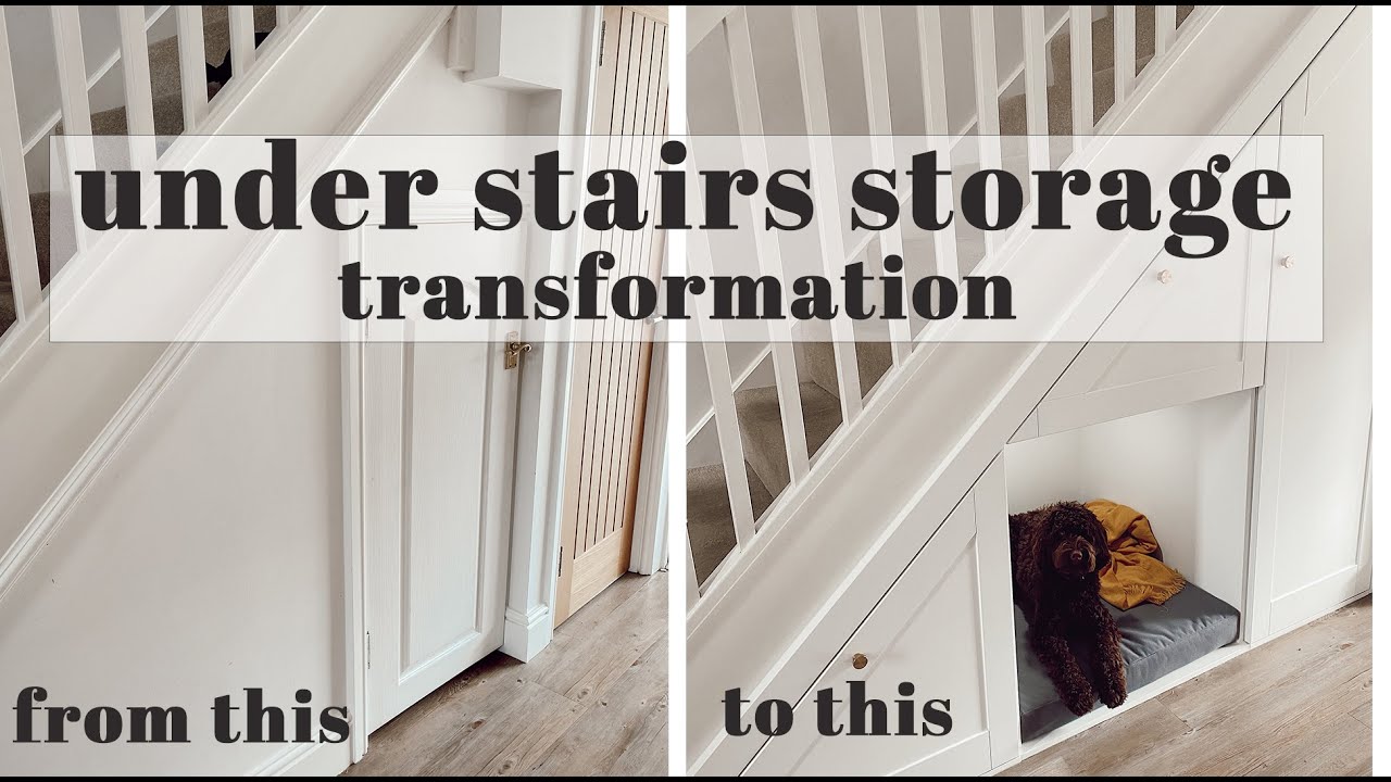 HALLWAY STORAGE TRANSFORMATION/ UNDER STAIRS CUPBOARD MAKEOVER