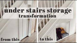 Hallway Storage Transformation/ Under Stairs Cupboard Makeover | Organising  Our Hallway - Youtube