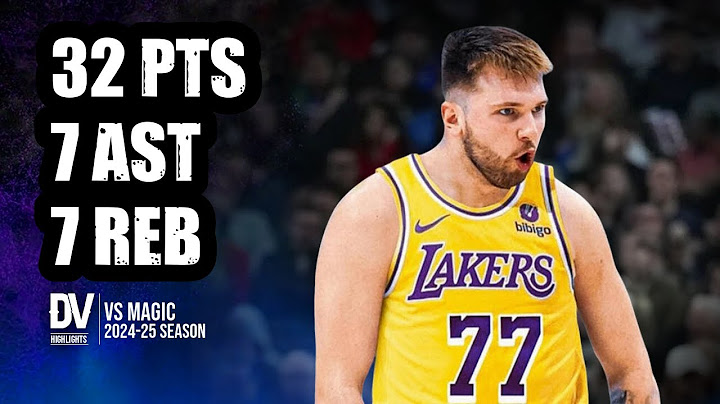 Luka Dončić vs Magic 32 pts 7 ast 7 reb | Mar 24, 2025 | Regular Season