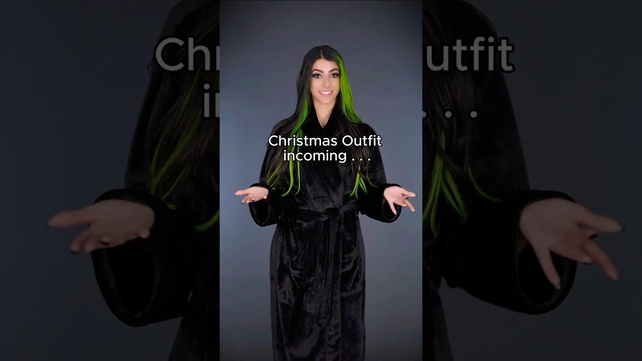 what do you think? 🥰 #foryou #gothclub #helpmemakethismakesense #trending #christmas #goth #shorts