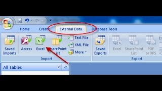 Import Spreadsheets Into Access| Learn Microsoft Access #2