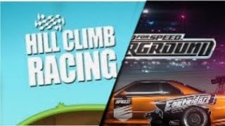 Когда играешь в Hill Climb Racing после NFS Underground (читайте описание)