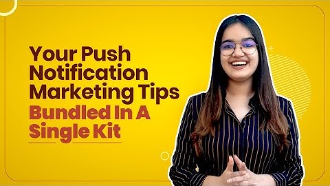 Push Notification Marketing Kit Video