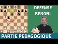 Dfense benoni  partie pdagogique  ouverture echecs