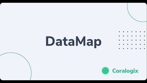 Coralogix DataMap Overview