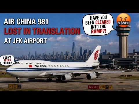 Air China Pilot Struggles To Communicate With JFK Controller
