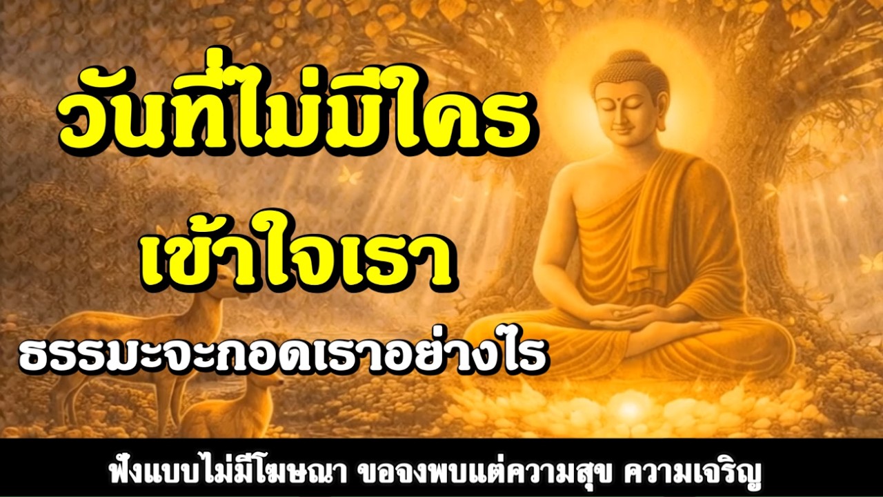 ธรรมะสอนใจ : Ep465 : วันที่ไม่มีใครเข้าใจเรา ธรรมะจะกอดเราอย่างไร