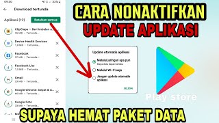 Cara Menonaktifkan Update Aplikasi di Google play Store screenshot 5