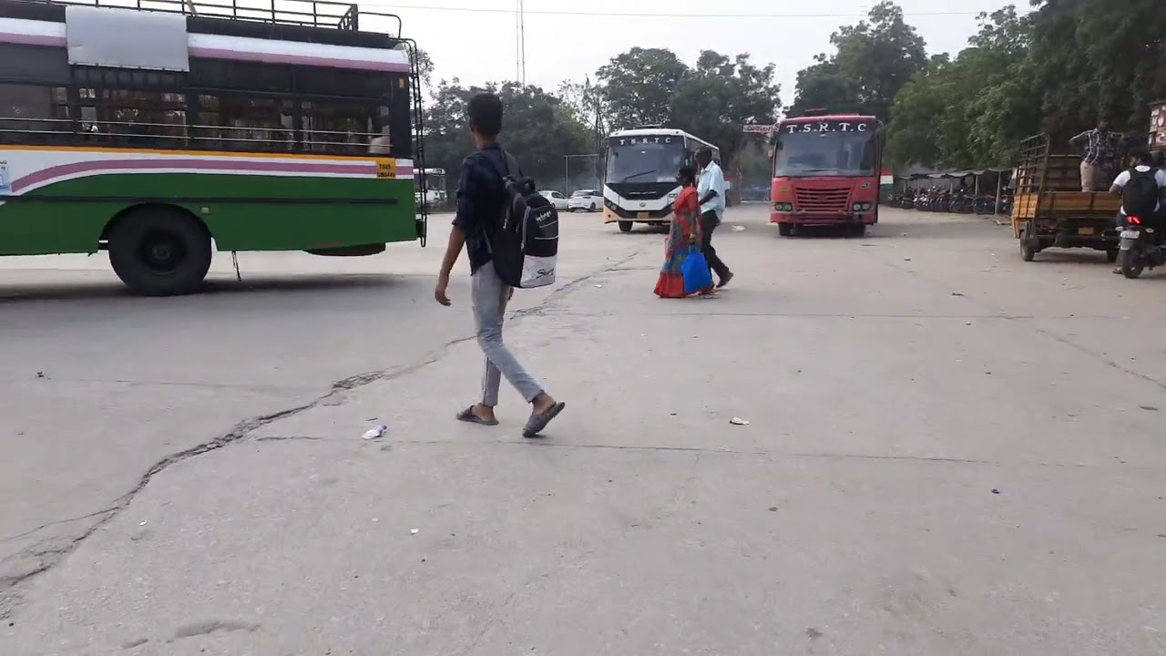 miryalaguda bus stand tour winter time