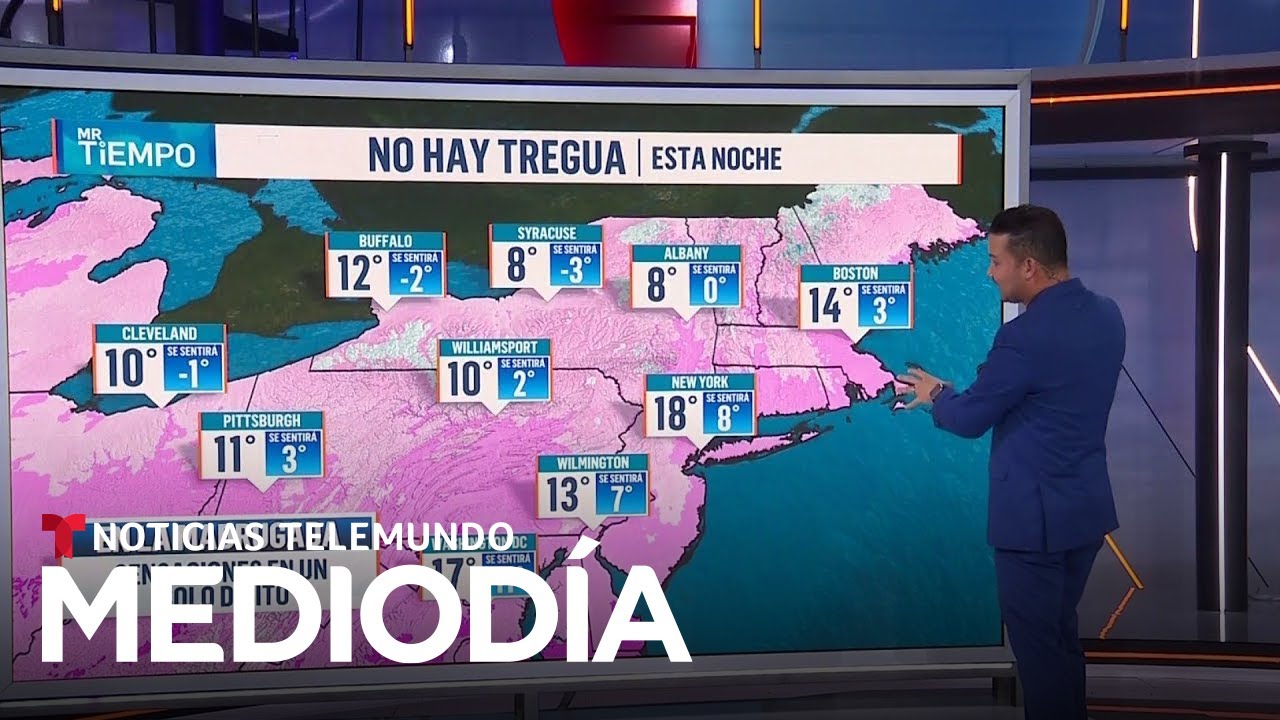 Las temperaturas congelantes no dan tregua en todo el país | Noticias Telemundo