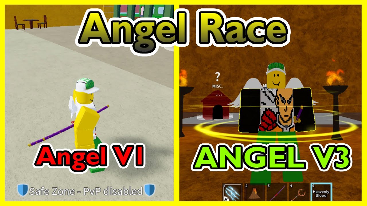 Angel/Sky Race V1 to V3 Complete Guide 2023 - Blox Fruits