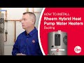 Ducting When Installing Rheem® ProTerra™ Hybrid Electric Heat Pump Water Heaters