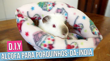 Como fazer saco para porquinho da índia?