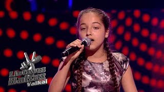 Alija Larbi - Girl on fire | Aklosios perklausos | Lietuvos Balsas. Vaikai S01