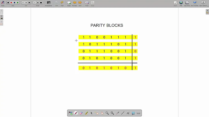 IGCSE Computer Science - Parity Checking