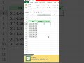 REPLACE Function in excel
