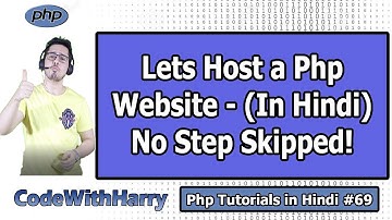 Hosting our PHP Website on a Server | PHP Tutorial #69