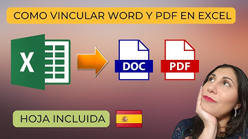 Aprende a vincular Excel, Word y PDF en segundos