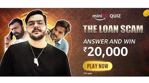 Amazon Mini TV Quiz Answers Today | 10 December 2021 | Daily QuizTime