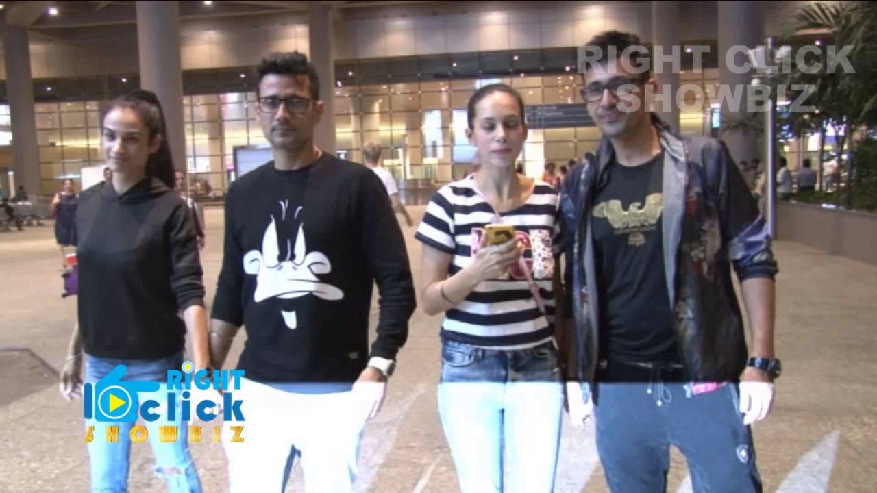 MEET BROS SPOTTED AT AIRPORT.THEY ARE GOING GEORGIA FOR THE SHOOTING OF THEIR NEW SONGS. bollywood 2016 top movies