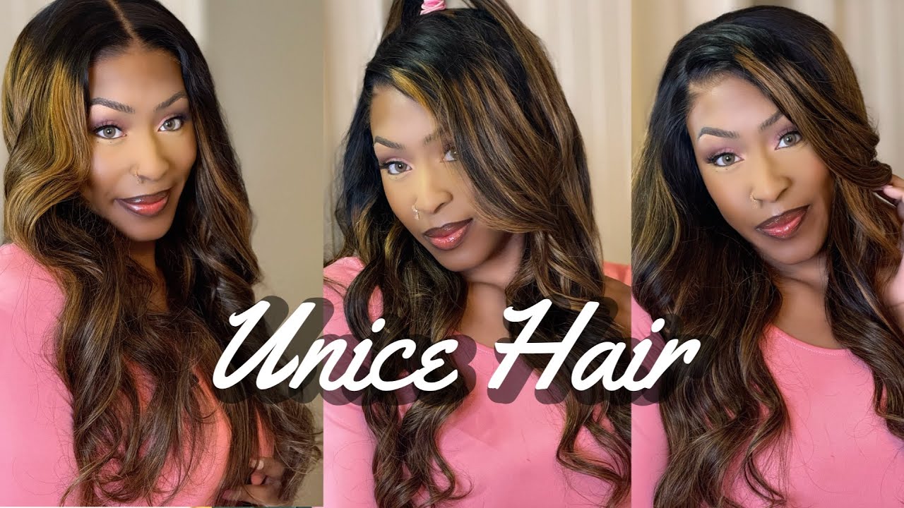 UNICE Body Wave 13x4 Lace Front Wigs Human Hair with