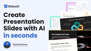 Create Presentation Slides with AI in seconds using SlidesAI.io (It