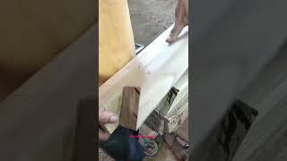 skilled carpenter in circular saw work