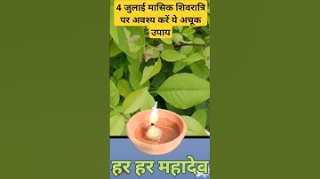 4 जुलाई मासिक शिवरात्रि पर अवश्य करें ये अचूक उपाय | #pandit_pradeep_ji_mishra #upay #shorts