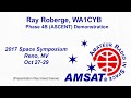2017 Space Symposium - Ray Roberg WA1CYB - ASCENT Demo