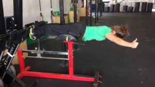 GHD Hip Extension with Arms in "Y" Overhead