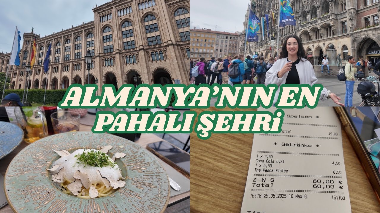 Münih'te Hayat Ne Kadar Pahalı? 💶  Öğrenciler İçin Uygun mu? Kiliseleri Gezdik #vlog