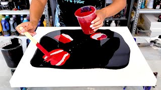 KISS METHOD (Except I Can't Do It LOL) - Painting in Vibrant Reds!