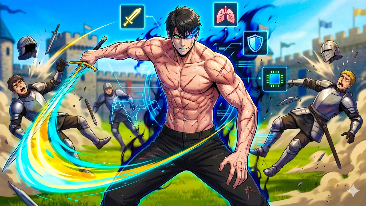 DIED On The Battlefield…Reborn As a NOBLE KNIGHT With an AI CHIP That PERFECTS ALL SKILLS!