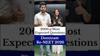 2000 Most Expected Questions For RE-NEET 2026! 😱 | Physics, Chemistry & Biology 🔥 | Kshitiz Sir