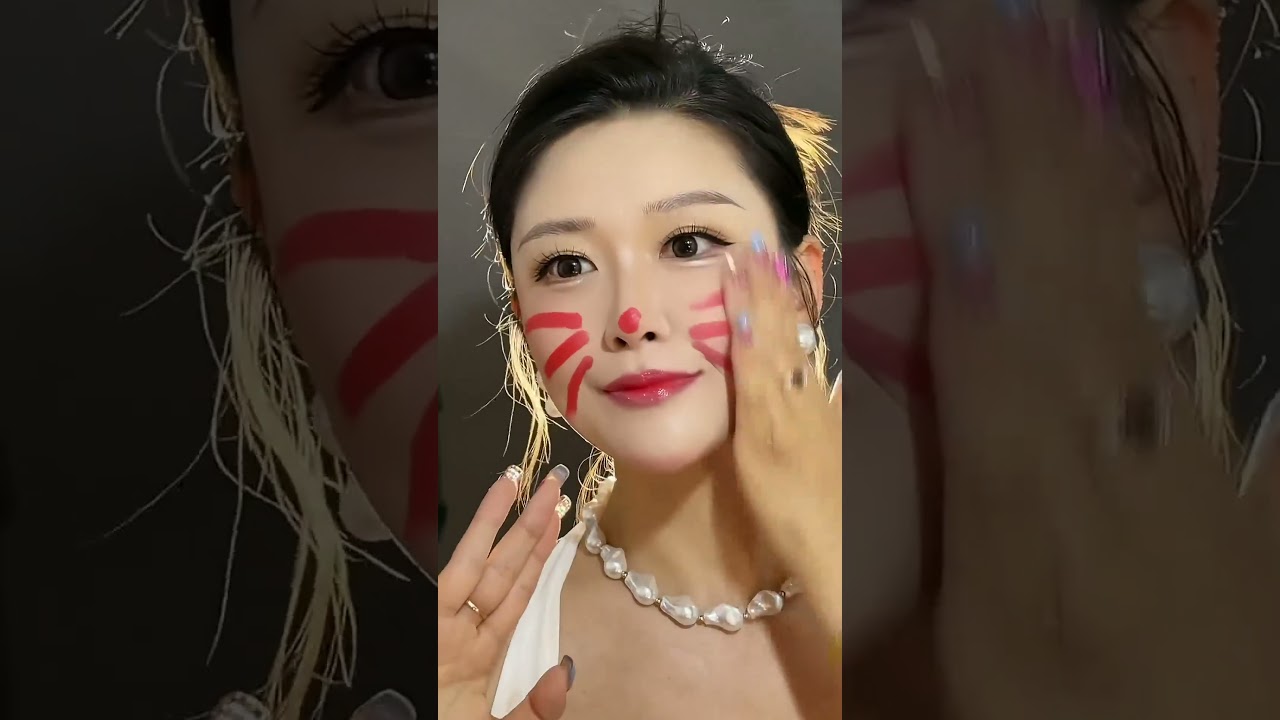 中国化粧　おばさん　あいーや　50代　Chinese makeup, Aiya, 50s　중국 화장 아줌마 아이-야 50대　中國化妝女士愛雅50後　中国化妆女士艾雅50年代　