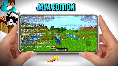 (Pojavlauncher) Minecraft java edition play in mobile