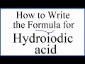 Hydroiodic Acid and Iodine Properties