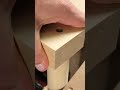 A unique way to strengthen dowel joints #woodworking #DIY #wood