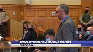 Teens accused of murdering teacher