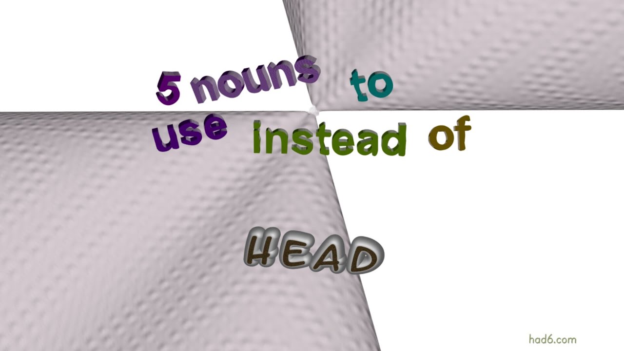 head-6-nouns-synonym-to-head-sentence-examples-youtube