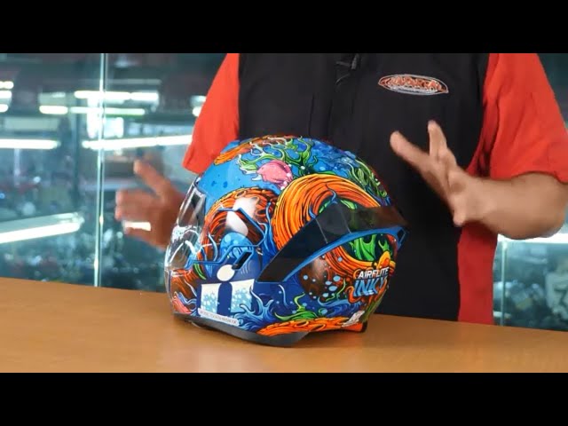 icon airflite helmet inky ICON Airflite INKY Helmet Overview with RAU Communication and RST Red  Accents
