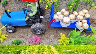 Diy tractor mushroom farming | Home made mini tractor | Diy mini Farming | @BGCreator