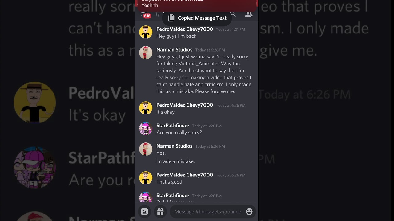 He Apologized YouTube