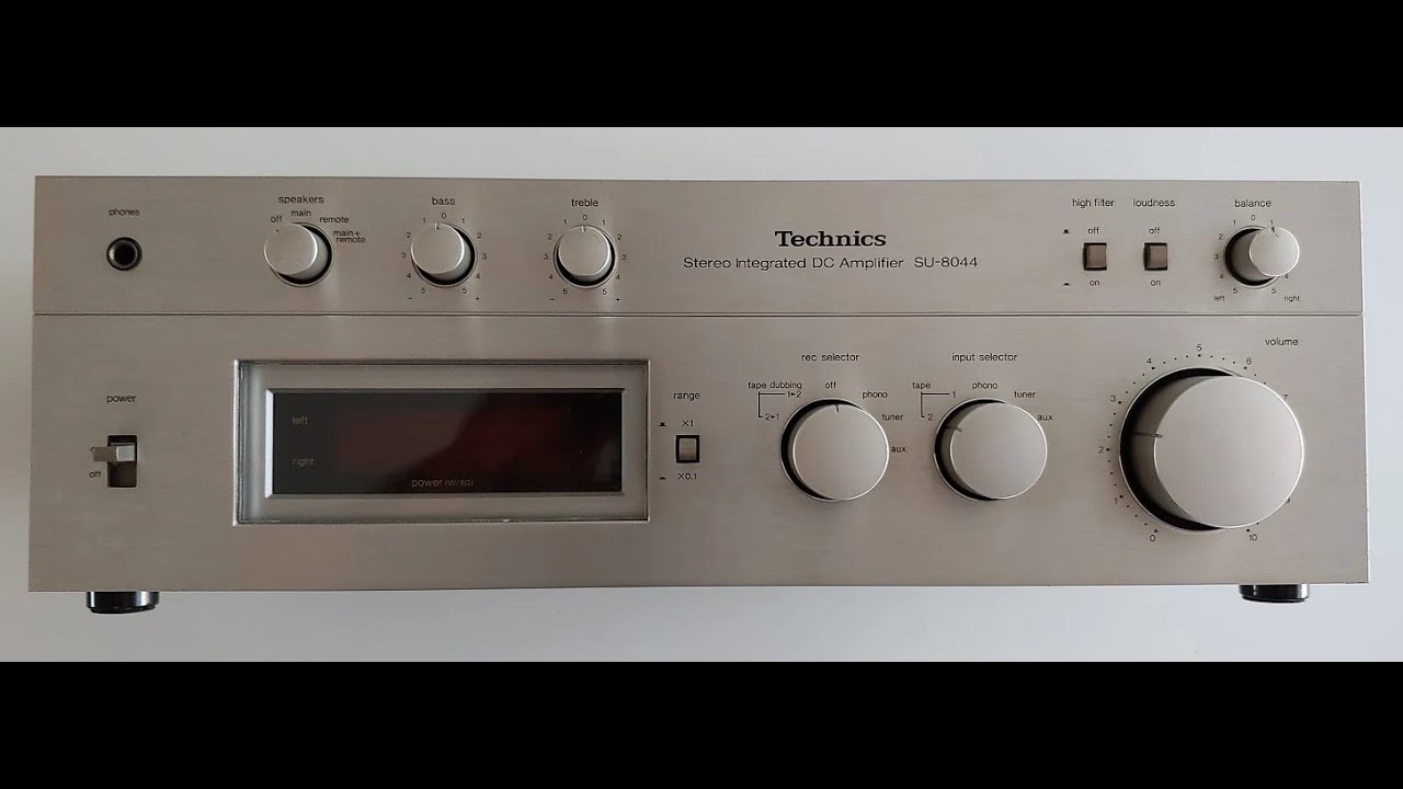 Technics SU-8044 Amplifier Clean and Upgrade after 20 years. - YouTube