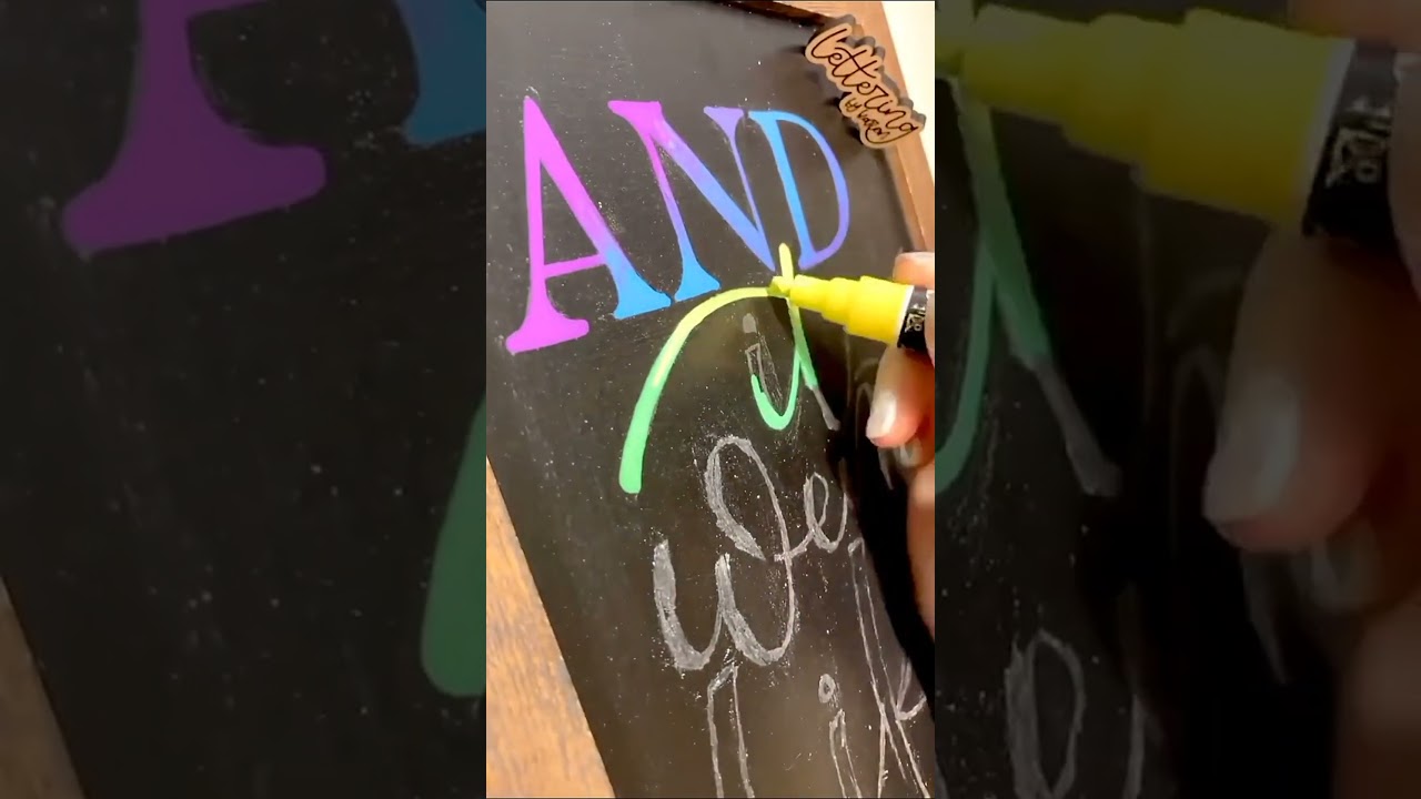 Blend colors with chalk art magic 