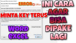 Cara Mengatasi Microsoft word Excel tidak bisa mengetik &amp; terkunci #cpu #microsoft #laptop #office