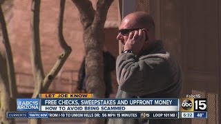 Free checks sweepstakes and upfront money