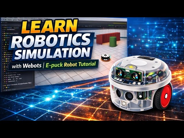 شرح برنامج Webots (simulate and control the E-puck robot) بالعربي