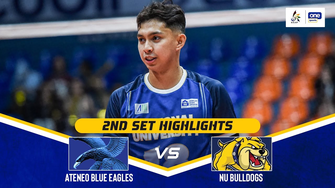 ATENEO vs. NU | SET 2 GAME HIGHLIGHTS | UAAP SEASON 87 MEN'S VOLLEYBALL ...